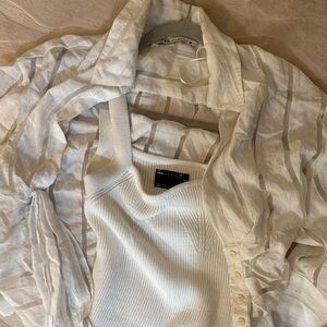 ASOS Cream Knit Tank Dress